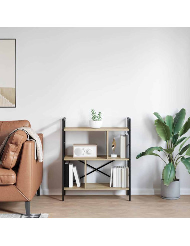 Libreria Rovere Sonoma 75 x 30 x 91 cm Legno multistrato