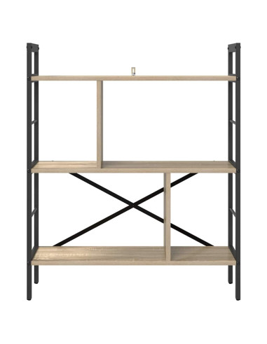 Libreria Rovere Sonoma 75 x 30 x 91 cm Legno multistrato