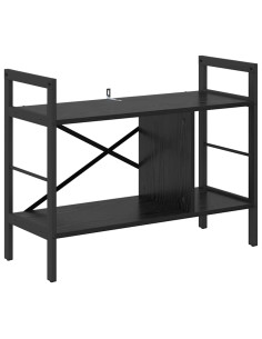 Libreria Rovere Nero 75 x 30 x 58,5 cm Legno multistrato 2