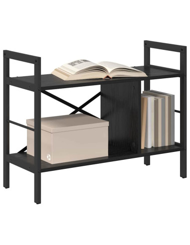 Libreria Rovere Nero 75 x 30 x 58,5 cm Legno multistrato