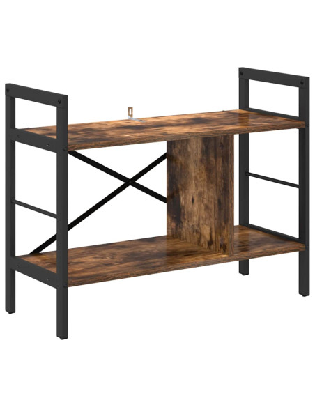 Libreria Rovere fumé 75 x 30 x 58,5 cm Legno multistrato