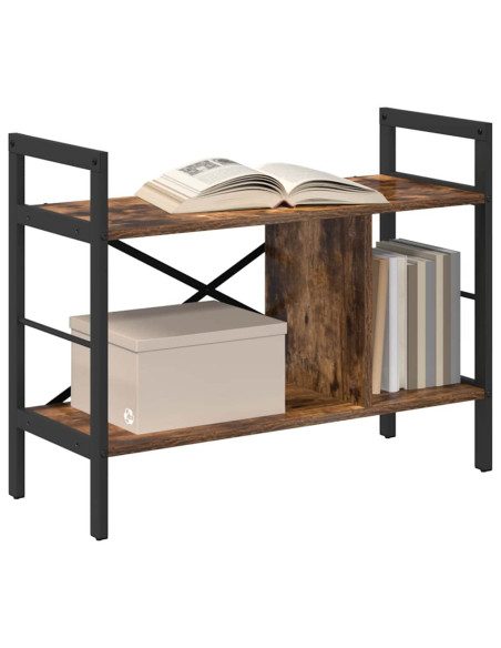 Libreria Rovere fumé 75 x 30 x 58,5 cm Legno multistrato