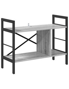 Libreria Grigio Sonoma 75 x 30 x 58,5 cm Legno multistrato 2