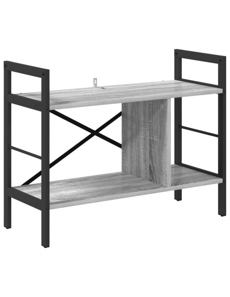 Libreria Grigio Sonoma 75 x 30 x 58,5 cm Legno multistrato