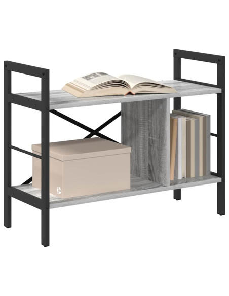Libreria Grigio Sonoma 75 x 30 x 58,5 cm Legno multistrato