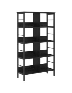 Libreria Rovere Nero 82 x 32 x 144,5 cm Legno multistrato 2