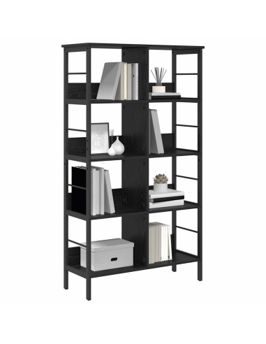 Libreria Rovere Nero 82 x 32 x 144,5 cm Legno multistrato