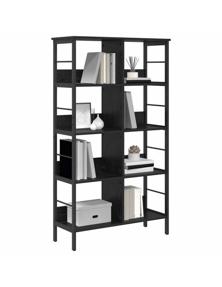 Libreria Rovere Nero 82 x 32 x 144,5 cm Legno multistrato