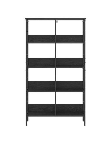 Libreria Rovere Nero 82 x 32 x 144,5 cm Legno multistrato