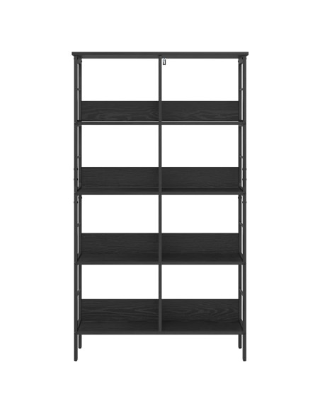 Libreria Rovere Nero 82 x 32 x 144,5 cm Legno multistrato