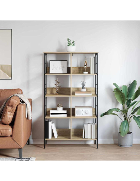 Libreria Rovere Sonoma 82 x 32 x 144,5 cm Legno multistrato