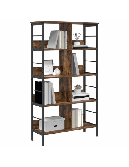 Libreria Rovere fumé 82 x 32 x 144,5 cm Legno multistrato