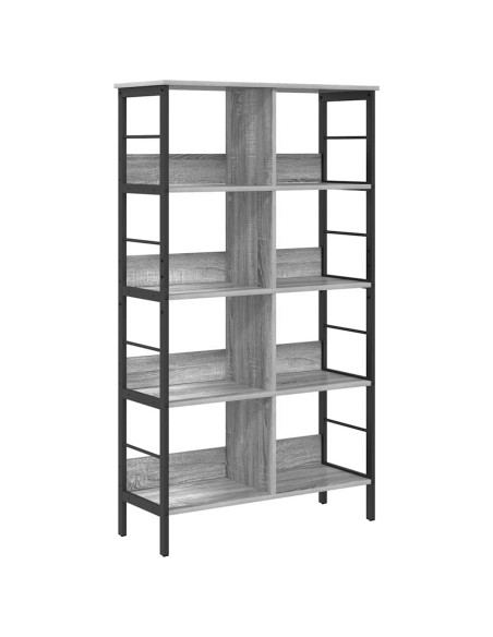 Libreria Grigio Sonoma 82 x 32 x 144,5 cm Legno multistrato