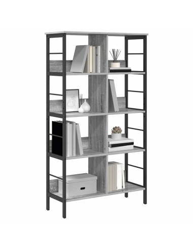 Libreria Grigio Sonoma 82 x 32 x 144,5 cm Legno multistrato