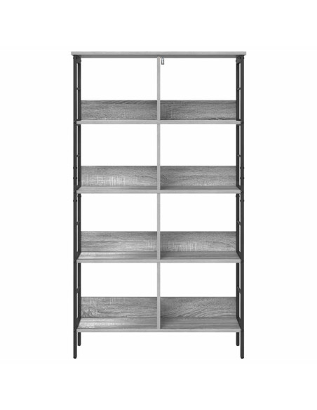 Libreria Grigio Sonoma 82 x 32 x 144,5 cm Legno multistrato