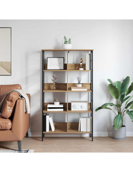 Libreria Rovere artigianale 82 x 32 x 144,5 cm