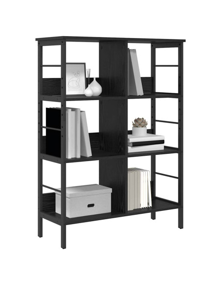 Libreria Rovere Nero 82 x 32 x 112 cm Legno multistrato