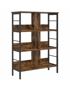 Libreria Rovere fumé 82 x 32 x 112 cm Legno multistrato 2