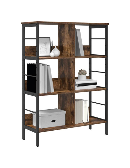 Libreria Rovere fumé 82 x 32 x 112 cm Legno multistrato