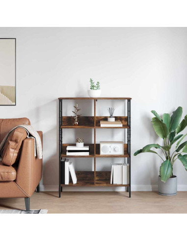 Libreria Rovere fumé 82 x 32 x 112 cm Legno multistrato