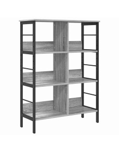 Libreria Grigio Sonoma 82 x 32 x 112 cm Legno multistrato 2