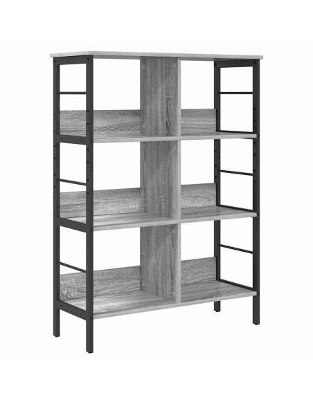 Libreria Grigio Sonoma 82 x 32 x 112 cm Legno multistrato
