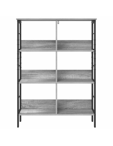 Libreria Grigio Sonoma 82 x 32 x 112 cm Legno multistrato