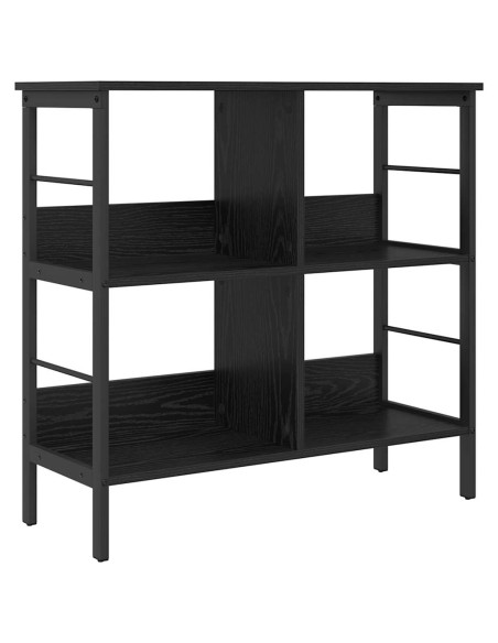 Libreria Rovere Nero 82 x 32 x 79 cm Legno multistrato