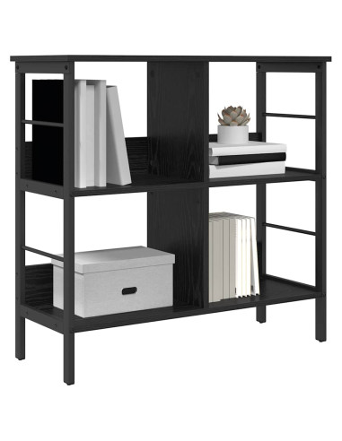 Libreria Rovere Nero 82 x 32 x 79 cm Legno multistrato