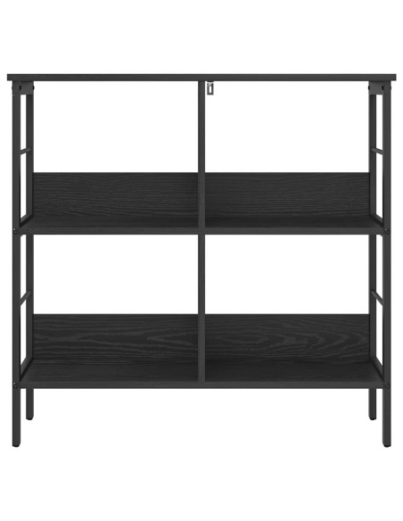 Libreria Rovere Nero 82 x 32 x 79 cm Legno multistrato