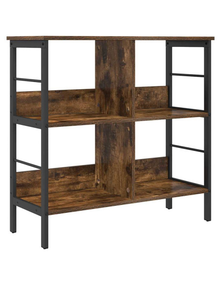 Libreria Rovere fumé 82 x 32 x 79 cm Legno multistrato
