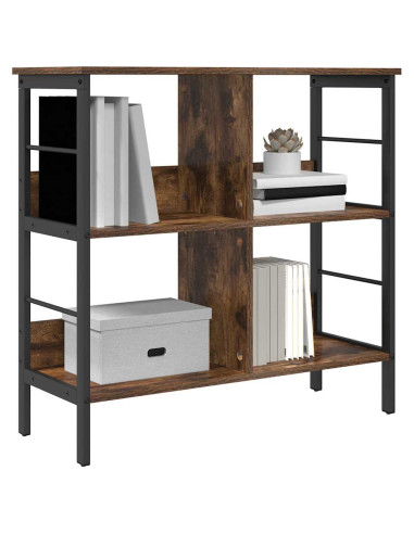 Libreria Rovere fumé 82 x 32 x 79 cm Legno multistrato