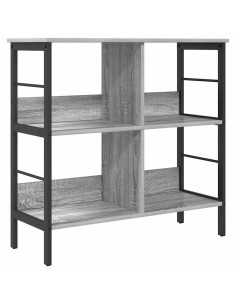 Libreria Grigio Sonoma 82 x 32 x 79 cm Legno multistrato 2