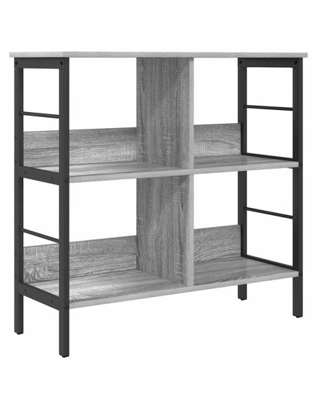 Libreria Grigio Sonoma 82 x 32 x 79 cm Legno multistrato