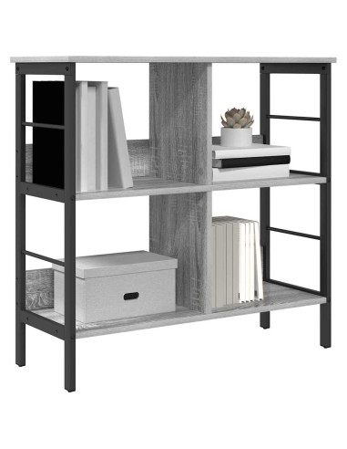 Libreria Grigio Sonoma 82 x 32 x 79 cm Legno multistrato