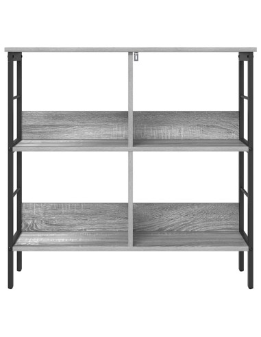 Libreria Grigio Sonoma 82 x 32 x 79 cm Legno multistrato