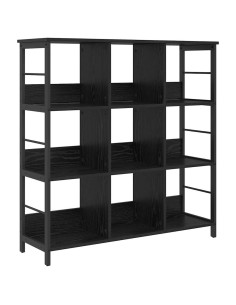 Libreria Rovere Nero 102 x 32 x 104,5 cm Legno multistrato 2