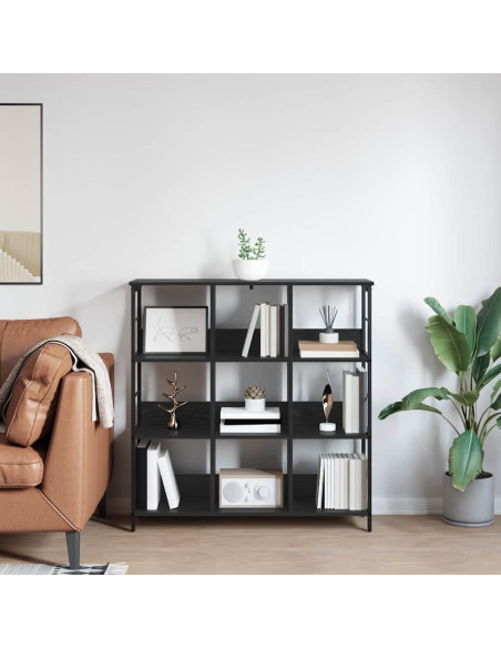 Libreria Rovere Nero 102 x 32 x 104,5 cm Legno multistrato