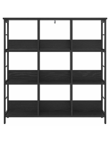 Libreria Rovere Nero 102 x 32 x 104,5 cm Legno multistrato