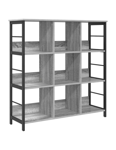 Libreria Grigio Sonoma 102 x 32 x 104,5 cm Legno multistrato