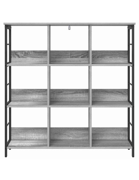 Libreria Grigio Sonoma 102 x 32 x 104,5 cm Legno multistrato