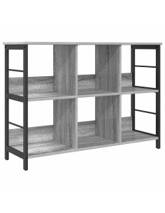 Libreria Grigio Sonoma 102 x 32 x 72,5 cm Legno multistrato 2