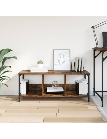 Libreria Rovere fumé 102 x 32 x 40,5 cm Legno multistrato
