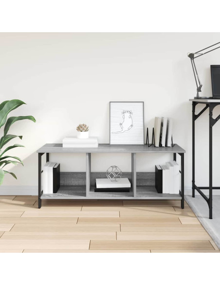 Libreria Grigio Sonoma 102 x 32 x 40,5 cm Legno multistrato