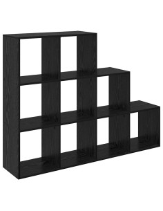 Libreria divisoria Rovere Nero 137,5 x 29 x 103,5 cm 2