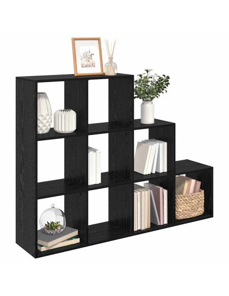 Libreria divisoria Rovere Nero 137,5 x 29 x 103,5 cm