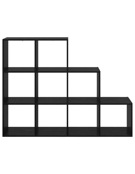 Libreria divisoria Rovere Nero 137,5 x 29 x 103,5 cm