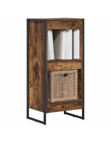 Armadio per Libri Quercia Fumosa 80 x 30 x 155 cm