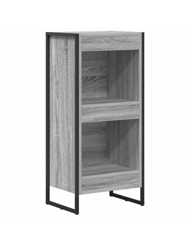 Armadio per Libri Grigio Sonoma 80 x 30 x 155 cm