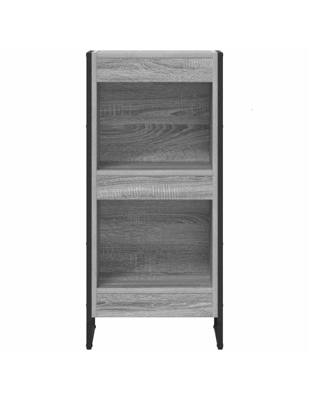 Armadio per Libri Grigio Sonoma 80 x 30 x 155 cm